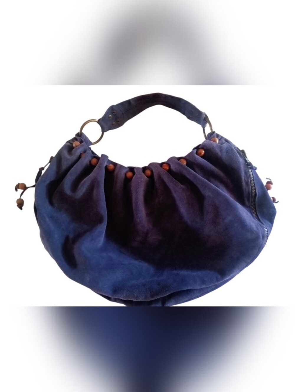 Rare VTG Development By Phillip Lim Purple Suede Slouchy Shoulder Bag